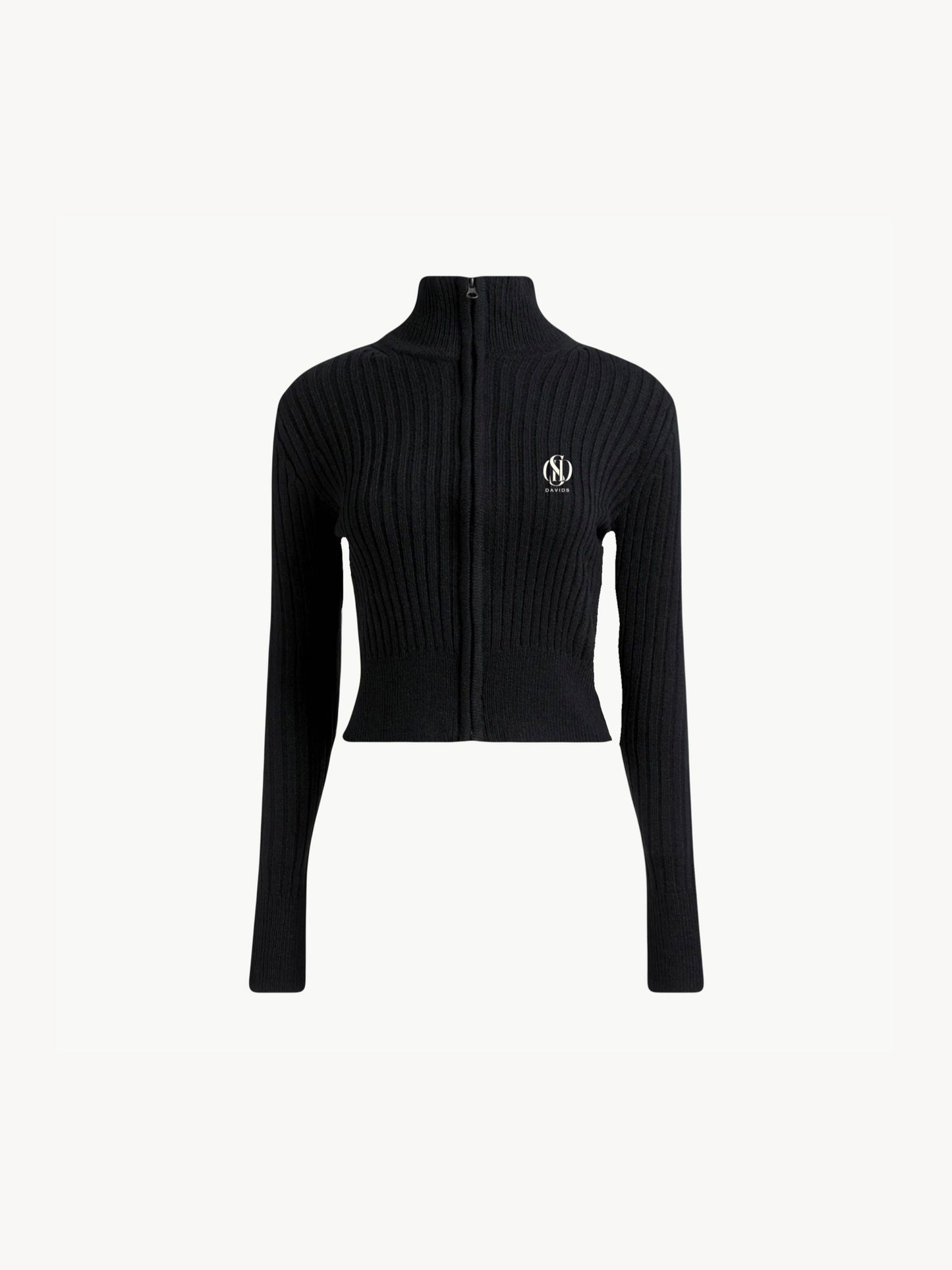 SD DOUBLE ZIP KNITTED TOP